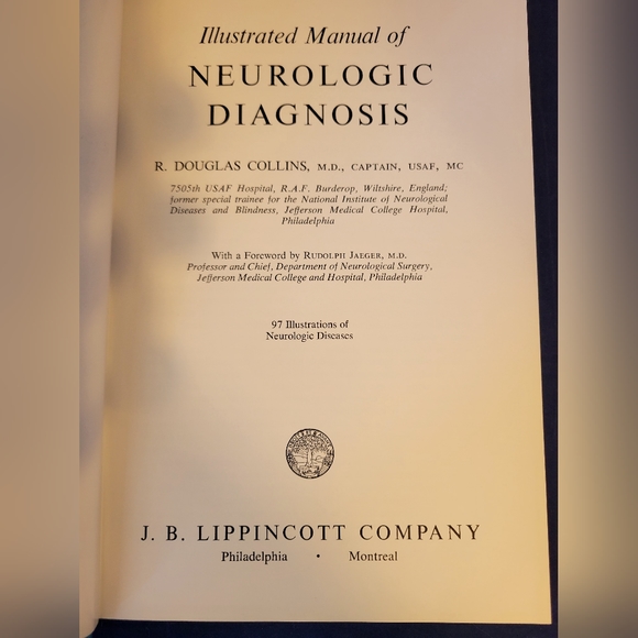 Illustrated Manual of Neurologic Diagnosis by R. Douglas Collins (HC/DJ) 2nd Ed - Picture 3 of 14